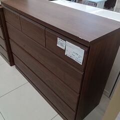★リユースのサカイ日立店★HJ7691  チェスト ダークブラウン H94×D44×W120 クリーニング済み の画像