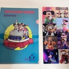 ディズニー　まとめて7点　クリアファイル　巾着袋　ランチバッグ　ミラーの画像