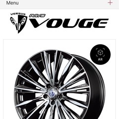 レイズベルサス19インチホイール美品‼️‼️の画像