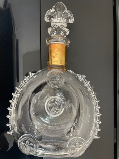 クリスタルガラス　
空ボトル BACCARAT レミーマルタン ルイ13世 バカラ社製クリスタルガラス