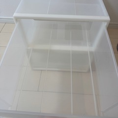 無印良品　プラ　衣類ケースの画像