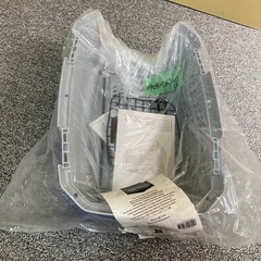 未使用品　Amazonベーシック ペットキャリー ダブルドア 超小型犬・猫用 5kgまで Sサイズ 幅32 x 奥行48 x 高さ25cm グレーブルーの画像