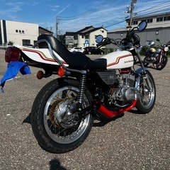 250ss KH250 フルレストア 書付き 自賠付き 400ss KH400 350ss 2スト トリプル 富山 全国陸送可 旧車 KAWASAKI GT380の画像
