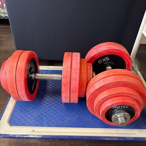 iROTEC ラバーダンベル 30kg iROTEC 可変式ダンベル 30kg(15kg×2) 【2