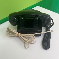【昭和レトロ 】アンティーク 黒電話 インテリア ダイヤル式 電話機 ヴィンテージ ダイヤル式電話  日本電信電話株式会社の画像
