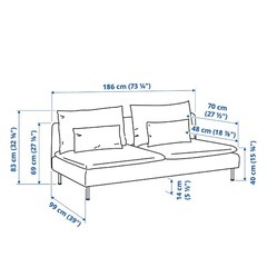 【中古】IKEAソファSÖDERHAMN （ソーデルハムン）の画像