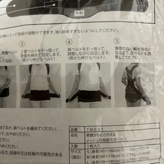 骨盤から整える背筋サポーターメッシュの画像