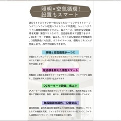 シーリングファンライト の画像