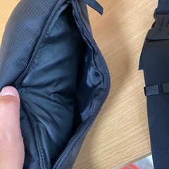 ユニクロ　UNIQLO ウエストバッグ　ウエストポーチ　ブラックの画像