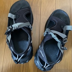 2足セット　NIKE スニーカー サンダル　25〜25.5cm の画像