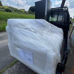 新品未使用名古屋市内お届け無理無料二人掛けソファの画像