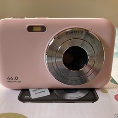 【新品未使用】ピンク コンパクトデジタルカメラ 44.0MP 16倍ズームの画像