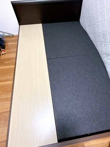 (19日まで受け取れる方限定)ASLEEP ダブルベッドフレーム収納付き