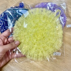【新規追加】カラフルなレースタワシの画像