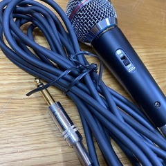 オーディオテクニカ　ダイナミックマイク　シルバーの画像