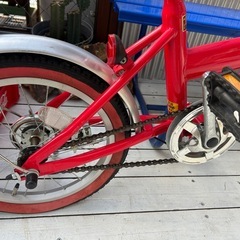 非売品折りたたみ自転車の画像
