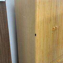 ★リユースのサカイ千葉中央店★期間限定割引有  クローゼット ブラウン H180×D58×W87 クリーニング済み TC4531           　の画像