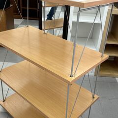 ★リユースのサカイ千葉中央店★期間限定割引有  収納ラック ブラウン H113×D40×W80 クリーニング済み TC4525           　の画像