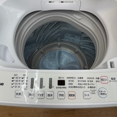 ⭐︎ドリーム荒牧店⭐︎ジモティー割引有⭐︎【クリーニング済み】　ハイセンス　6.0kg洗濯機　HW-G60A  20222年製の画像