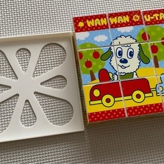 わんわん　うーたん　立体キューブ　の画像