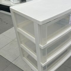★リユースのサカイ千葉中央店★期間限定割引有  衣装ケース ホワイト H62×D40×W54 クリーニング済み TC4519           　の画像