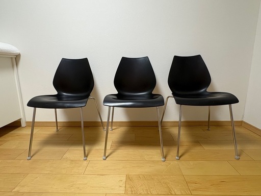 Kartell  MAUI ダイニングチェア 3脚