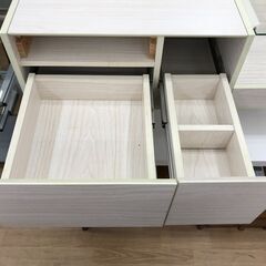 ★リユースのサカイ春日部店★KJ11672  ドレッサー ホワイト H39×W91×D45 クリーニング済みの画像