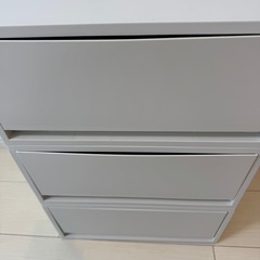 無印良品　プラケース　衣類ケース3段の画像