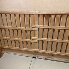 木製　シングルベッド  配達可能の画像