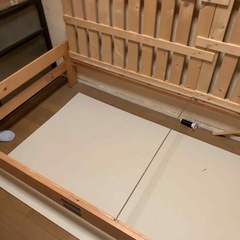 木製　シングルベッド  配達可能の画像