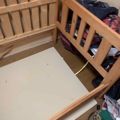 木製　シングルベッド  配達可能の画像