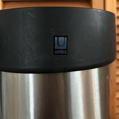 ステンレスダストボックス　ゴミ箱　エンサ　ウェイストカン　ｕｍｂｒａ　美品の画像