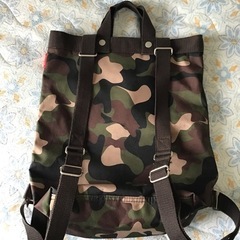 ROOTOTE ルートート リュック 2WAY 手提げバッグ 迷彩柄の画像