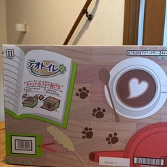 デオトイレ ネコ フード付き ダークグレー
の画像