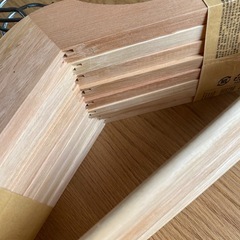 IKEA木製ハンガー ８本セット　新品未使用の画像