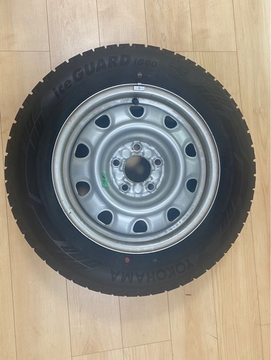 【4本セット／スタッドレスタイヤ】195/65R15 YOKOHAMA iceGUARD iG60／ホイール付き
