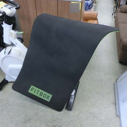 FITBOX フィットネスバイク FBX-002W 01 マット付き トレーニング エアロバイク 健康器具 ホワイト 白 室内運動 札幌 西野店