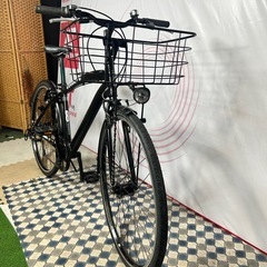 No.515 アサヒサイクル SX700A 17エッジエイト 700S ツヤケシブラック1x7段変速クロスバイクの画像
