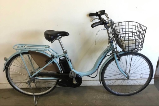 A-122△ y 岐阜発/ ブリジストン//電動アシスト自転車/26インチ/3段変速/バッテリー6.6Ah/充電器なし/走行確認/現状品/管18s/R7.8/31△