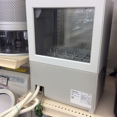 ジモティー見た！で5%OFF【食器洗い乾燥機】食洗機 Panasonic ﾊﾟﾅｿﾆｯｸ NP-TML1-W 1人用　2024年製：ライトグレーの画像