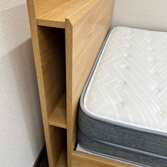 名古屋市内お届け無料セミダブル美品マットレスセットの画像