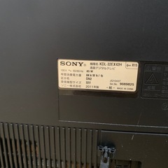 【お話し中】SONY テレビ32Vの画像