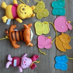 【美品】タカラトミーくまのプーさん えらべる回転 6WAYジムにへんしんメリーの画像