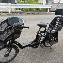 中古　3人乗り対応子乗せ　電動自転車　YAMAHA　PAS　KISS　の画像