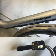 A-123△ y 岐阜発/パナソニック/viviDX/電動アシスト自転車/ 26インチ/3段変速/バッテリー6.6Ah/充電器なし/走行確認/管20s/R7.8/31 △の画像