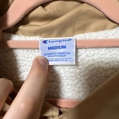 champion メンズ ジャケット 裏ボア 薄手 Mの画像