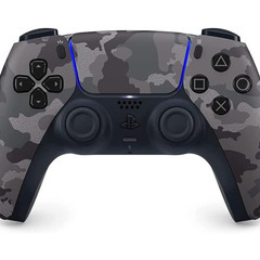 【PS5/PS4】ワイヤレスコントローラー グレー カモフラージ【DualSense 】の画像