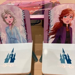 アナ雪　椅子　机　セットの画像