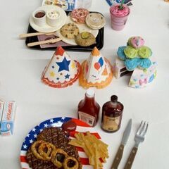 ミニチュア リーメント ぷちサンプル 17弾 夢のアメリカンライフ 7種 小物ほとんど有　まとめて　まとめ売り　ミニフィギュア　☆ PayPay(ペイペイ)決済可能 ☆ 札幌市 豊平区 平岸 平岸店の画像