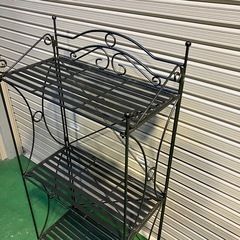 ヴィンテージアイアンシェルフ ラックの画像